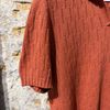 Afbeelding van Scaglione open polo tricot bourette 