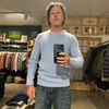 Afbeelding van Fedeli ML RICCIOLINO L Blue Knitted sweat 