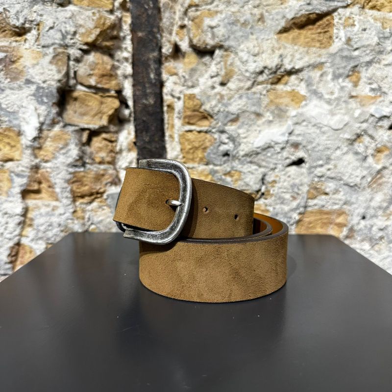 Damico Suede Belt Camel