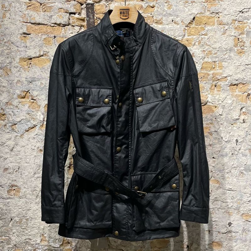 Belstaff Trialmaster Jacket Waxed Cotton Black