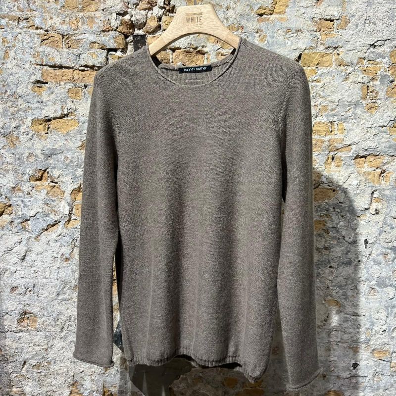 Hannes Roether Knit Sweater Brown