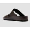 Afbeelding van Officne Creative Brown Leather Slide Sandals Coffe Brown