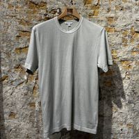 James Perse Crewneck T-Shirt Brushed Pistage
