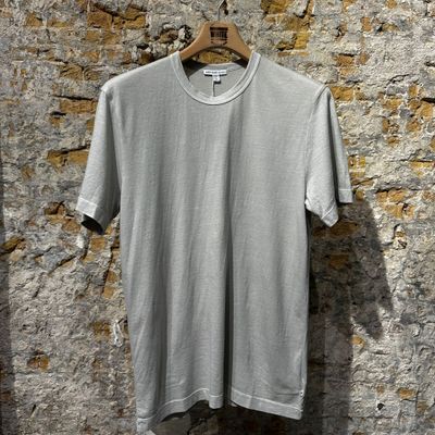 Foto van James Perse Crewneck T-Shirt Brushed Pistage