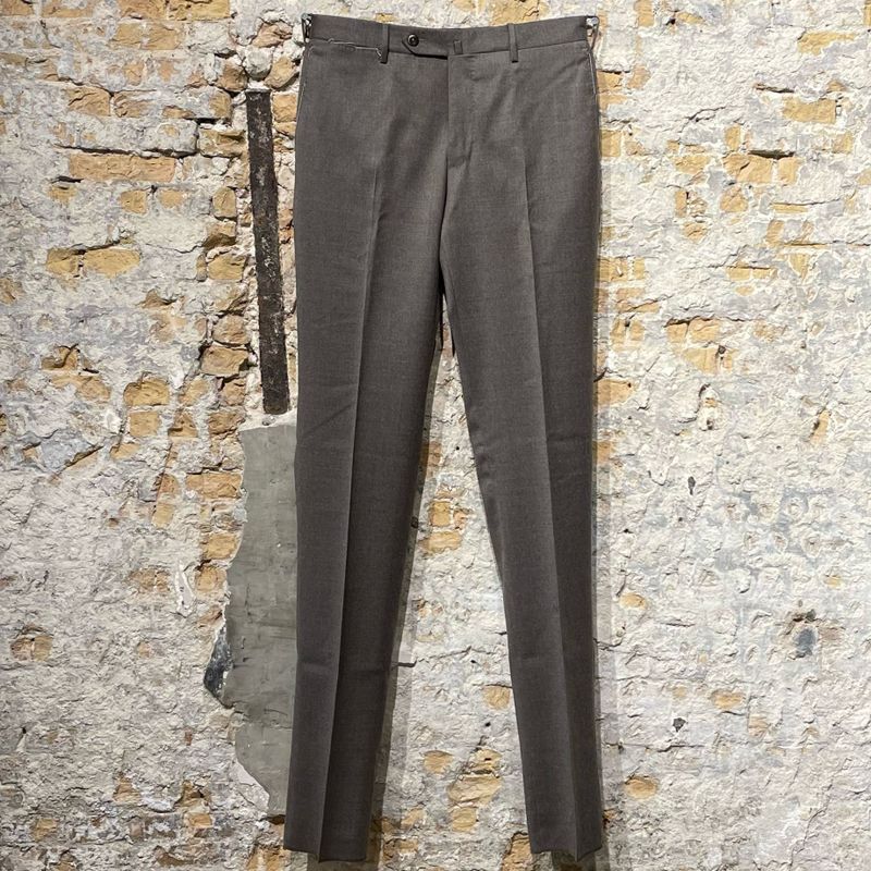 PT Torino Pantalon Superslim fit Wool Brown PT Torino Pantalon Superslim fit Wool Brown