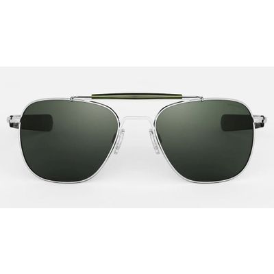 Foto van RANDOLPH - AT002 Aviator ll Bright Chrome, Dark Green Polorized