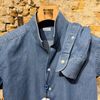 Afbeelding van ORIAN Jeans Shirt 1800s Style Mid Blue