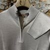 Afbeelding van Kris K M Caine White sand Zip silk pull