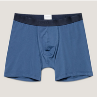Sunspel Stretch Cotton Boxer Briefs Atlantic Blue