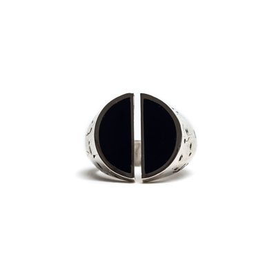 Foto van Damico Split Ring Blue Silver