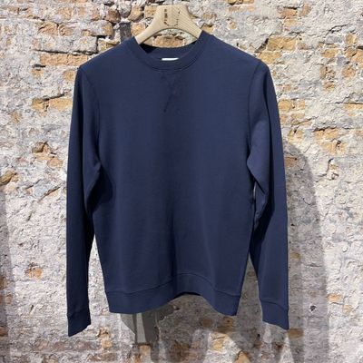 Foto van Sunspel Loopback Sweatshirt Navy