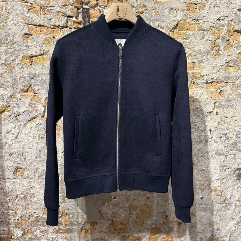 Alter Ego Woll Bomber Jacket Mick Navy