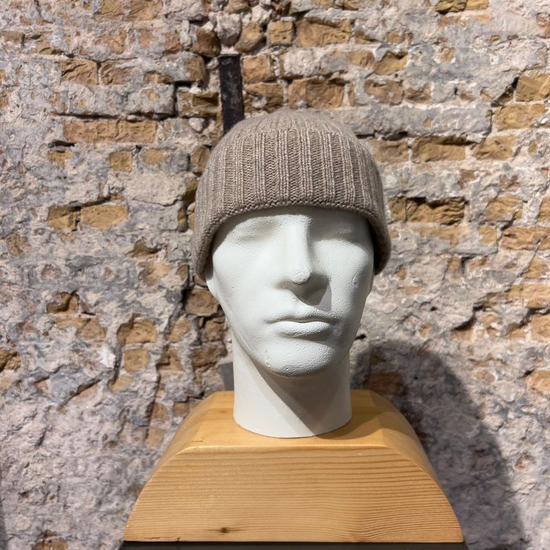 Kris K C. Murphy 100% Cashmere Beanie Oatmeal