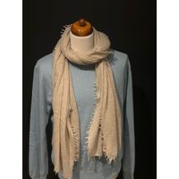 Leomax Cashmere scarf Cobblestone 100% Cashmere