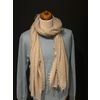 Afbeelding van Leomax Cashmere scarf Cobblestone 100% Cashmere