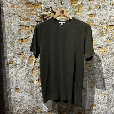 Foto van James Perse Crewneck T-Shirt Dark Forest Green 