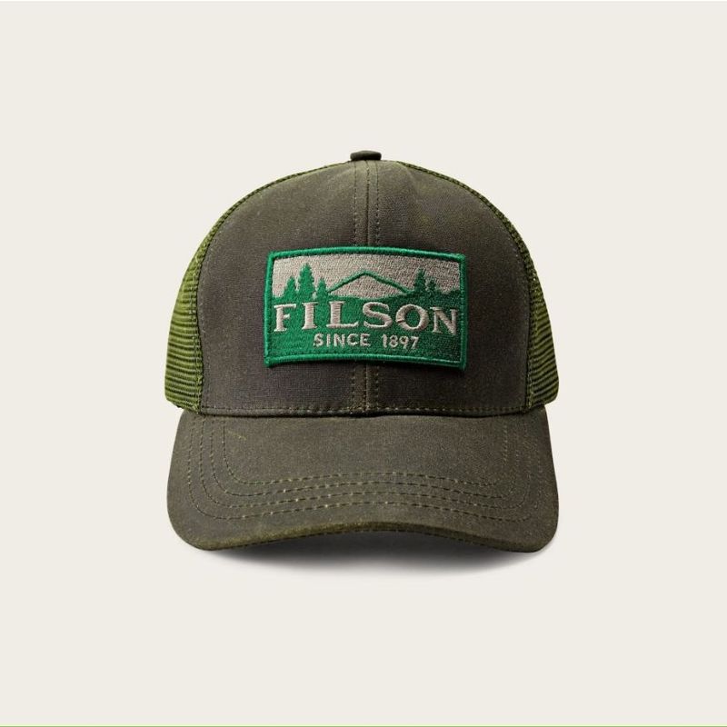 Filson Logger Mesh Cap Otter Green