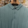 Afbeelding van Kris K D Hudson Striped Silk Polo Mint
