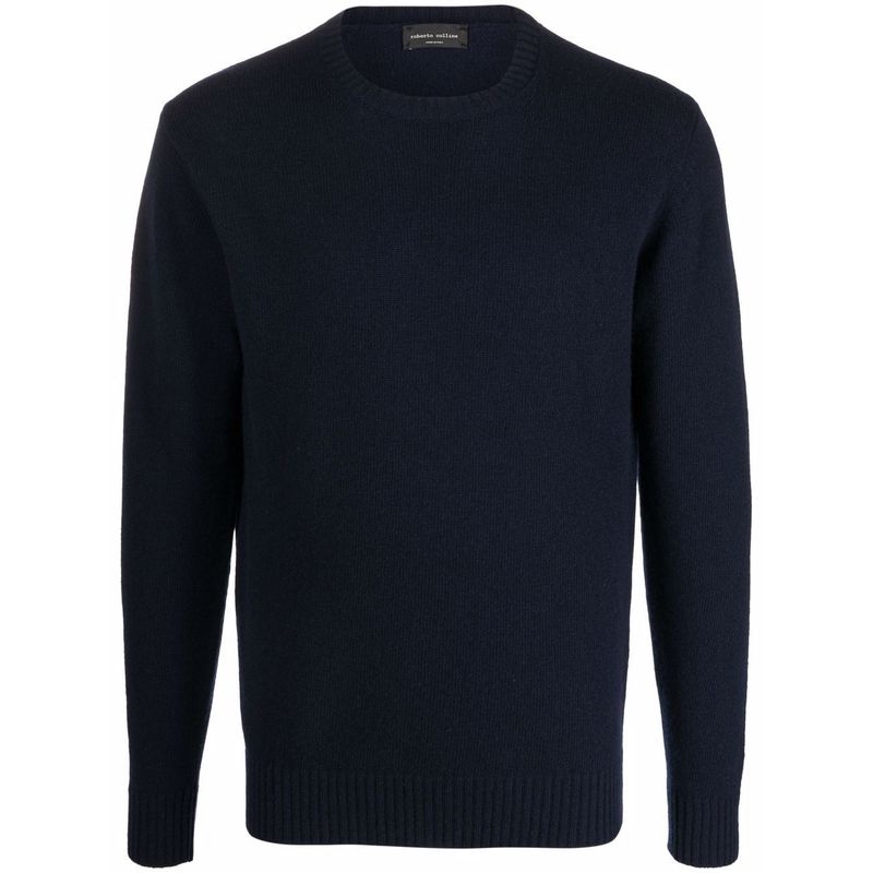 Roberto Collina Girocollo Blue Roberto Collina Girocollo Blue
