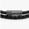 Afbeelding van TATE OSSIAN London Double Wrap Rope Bracelet Black