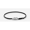 Afbeelding van Miansai Caden Pull Bracelet Sterling Silver Black 