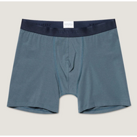Sunspel Stretch Cotton Boxer Briefs Dark Petrol 