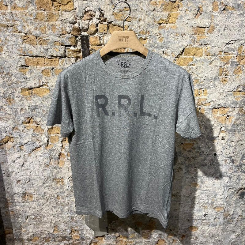 Ralph Lauren Double RL Logo Jersey T-Shirt Grey