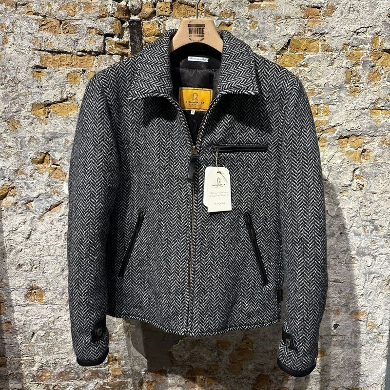 Shangri-La Heritage Harring Bone Wool Jacket Grey Shangri-La Heritage Harring Bone Wool Jacket Grey