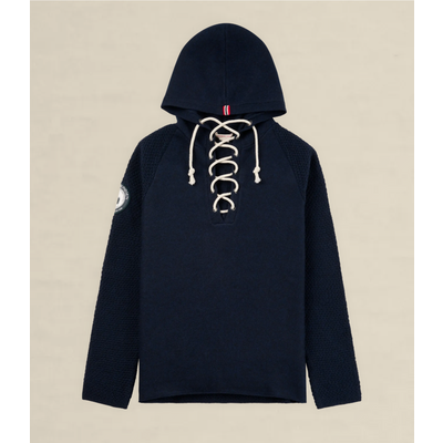 Foto van ​AMUNDSEN BOILED HOODIE LACED Navy