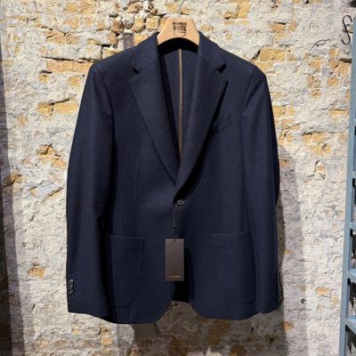 Foto van Windsor Luxe Jacket Full Cashmere Midnight Navy 