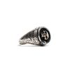 Afbeelding van Damico Scull Ring Silver/Bras